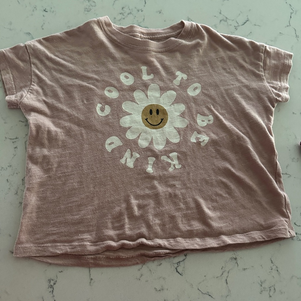 Rylee + Cru Mauve 'Cool to Be Kind' Kids T-Shirt